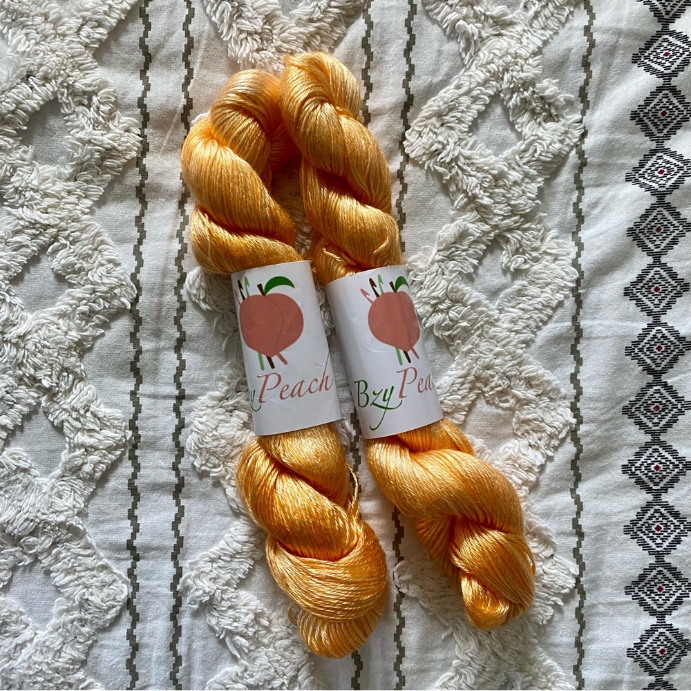 Golden Yarn Skeins